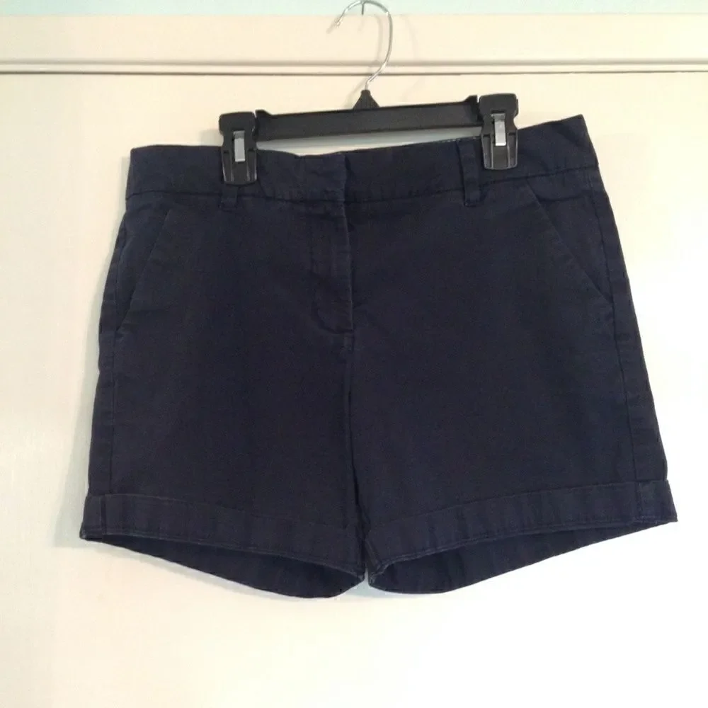 Tommy Hilfiger navy flat front shorts 6